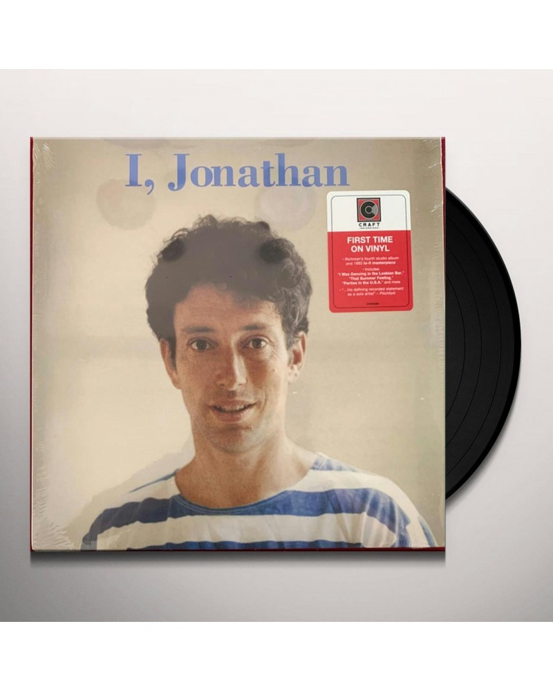Jonathan Richman I Jonathan (LP) Vinyl Record $13.00 Vinyl