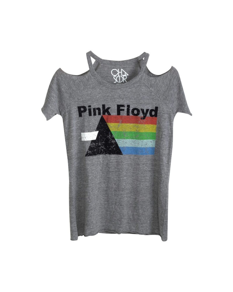 Pink Floyd Rainbow Prism Dark Side Cold Shoulder T-shirt $8.93 Shirts