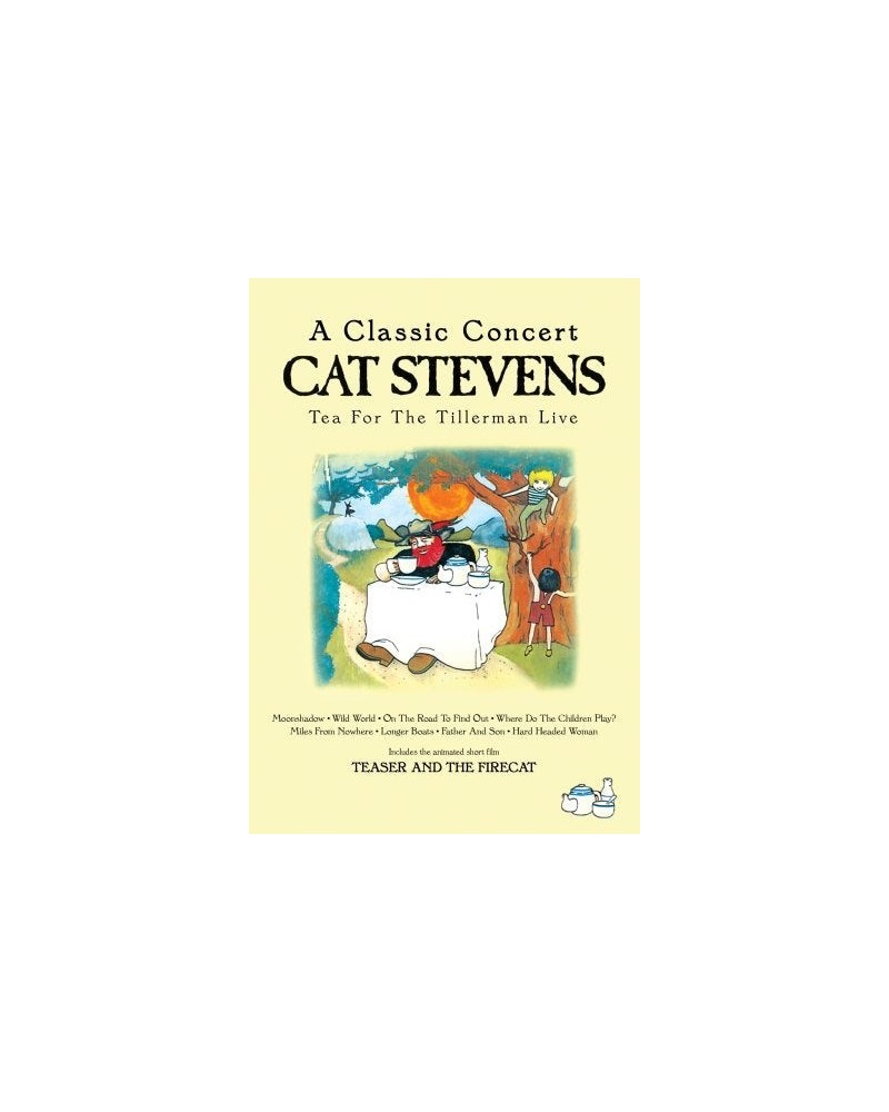 Yusuf / Cat Stevens TEA FOR THE TILLERMAN LIVE DVD $6.24 Videos