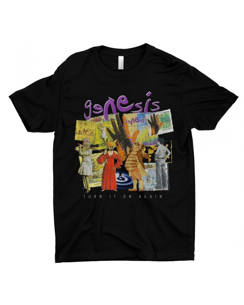 Genesis T-Shirt | Ultimate Album Collage Distressed Shirt $7.98 Shirts