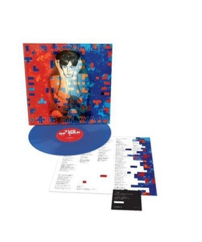 Paul McCartney TUG OF WAR (TRANSPARENT BLUE VINYL) Vinyl Record $14.07 Vinyl