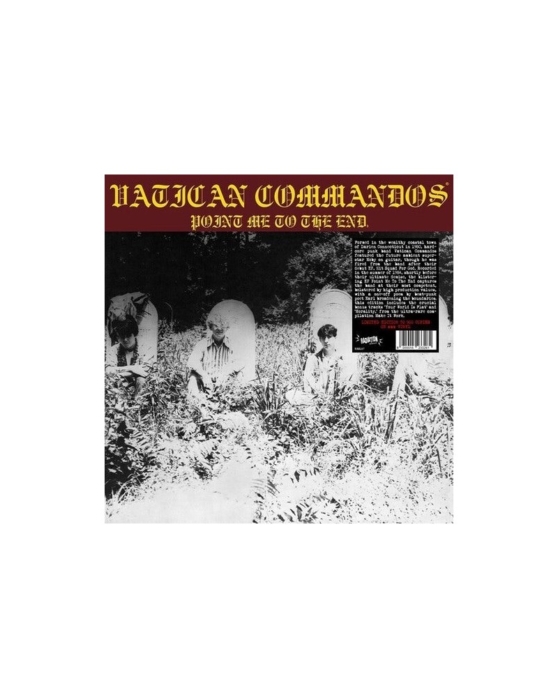 Vatican Commandos POINT ME TO THE END Vinyl Record $13.53 Vinyl