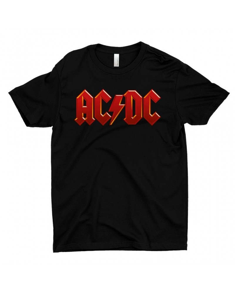 AC/DC T-Shirt | Classic Red and Yellow Logo Shirt $9.23 Shirts