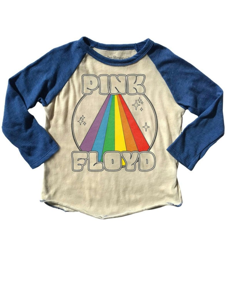 Pink Floyd Retro Rainbow Graphic Raglan Tee $21.12 Shirts