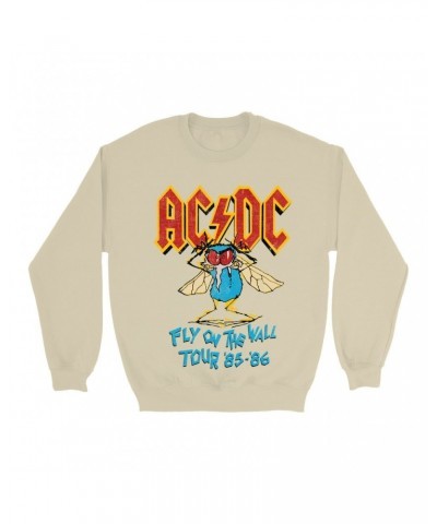 AC/DC Sweatshirt | Fly On The Wall Tour 1985-1986 Sweatshirt $11.18 Sweatshirts