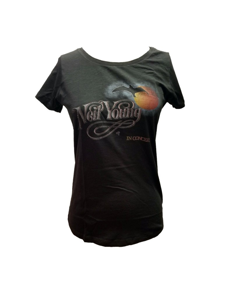 Neil Young In Concert Women’s T-shirt $18.50 Shirts