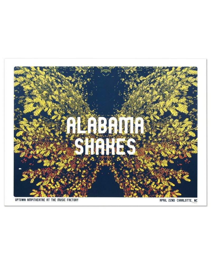 Alabama Shakes Show Poster - Charlotte NC 4/22/2016 $9.30 Decor