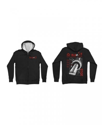 Sum 41 Canada 2022 Black Itin Zip Hoodie $26.60 Sweatshirts
