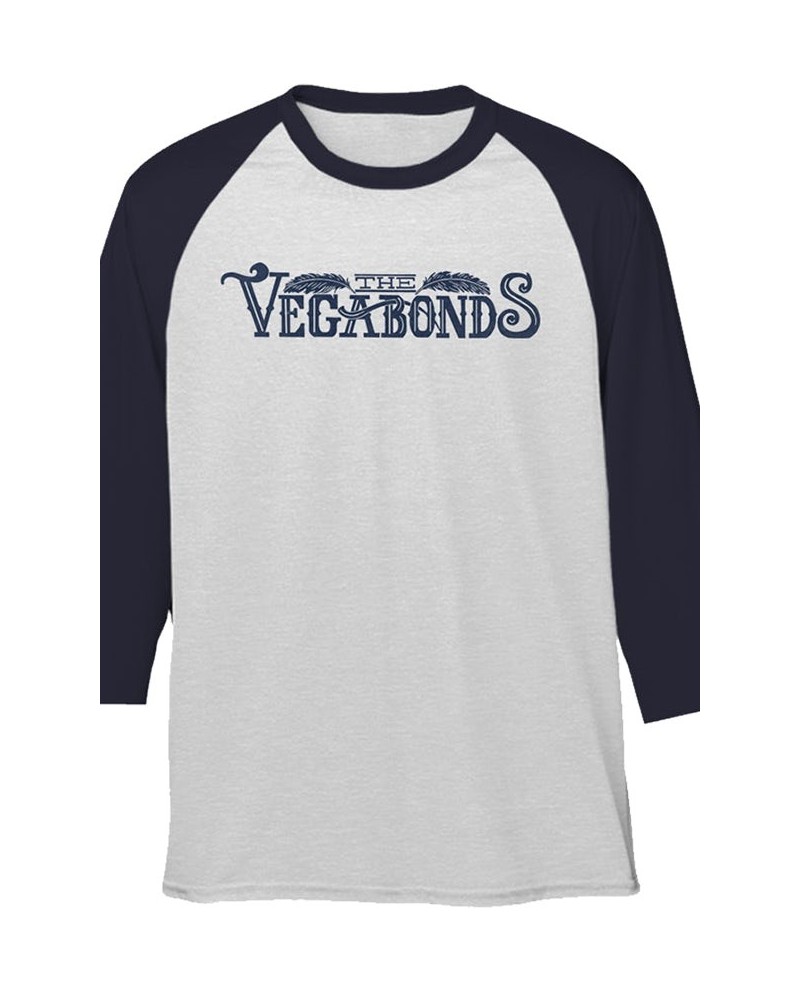 The Vegabonds Logo Raglan (Heather White/Indigo) $11.00 Shirts