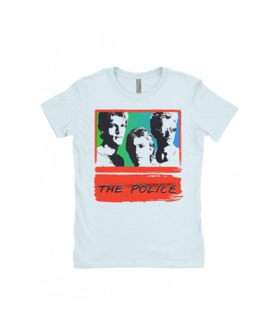The Police Ladies' Boyfriend T-Shirt | Red Rainbow Ombre Synchronicity Shirt $9.48 Shirts