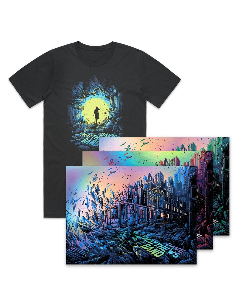 Dave Matthews Band “Grey Street” Song Poster – Rainbow Foil (Limited Edition) Bundle $38.95 Decor