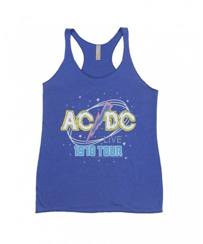 AC/DC Bold Colored Racerback Tank | LIVE 1978 Tour Design Shirt $12.16 Shirts