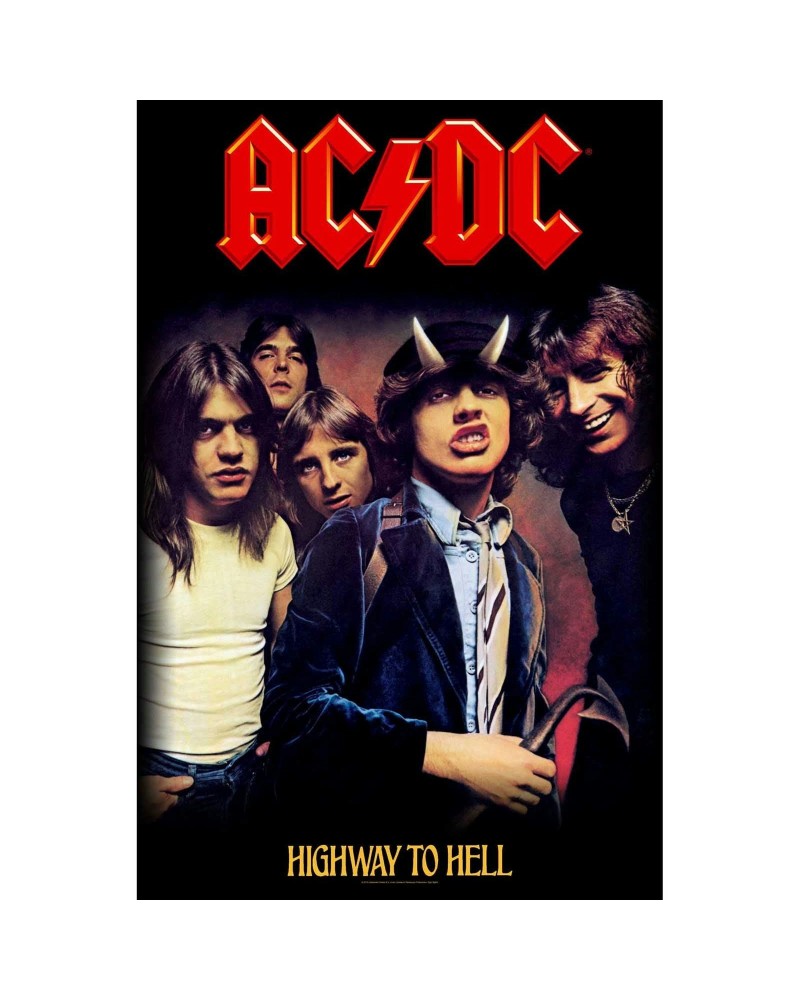 AC/DC Textile Poster - AC/DC Highway To Hell (Fáni) $14.58 Decor