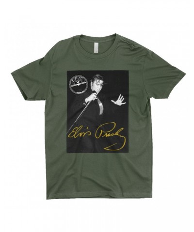 Elvis Presley T-Shirt | Portrait Live Shirt $11.48 Shirts