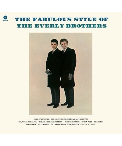 The Everly Brothers FABULOUS STYLE OF Vinyl Record - UK Release $7.99 Vinyl