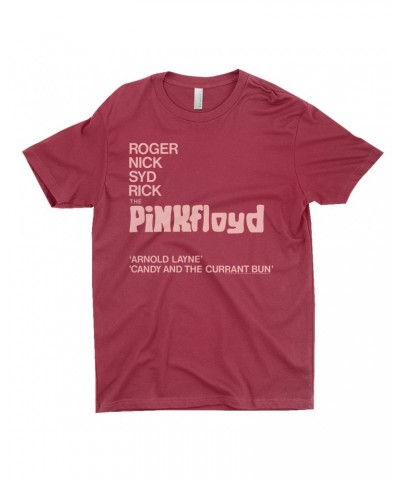 Pink Floyd T-Shirt | Album Cover Featuring Arnold Layne Shirt $11.48 Shirts