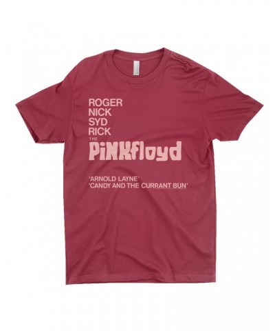 Pink Floyd T-Shirt | Album Cover Featuring Arnold Layne Shirt $11.48 Shirts